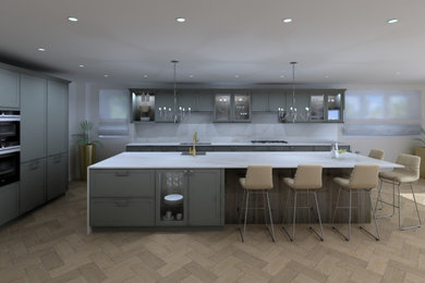 This is an example of a kitchen in London.