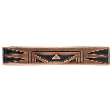 Arrowhead Pewter Cabinet Hardware Pull, Copper