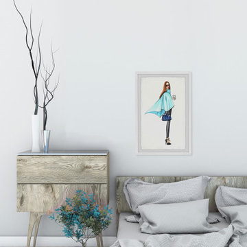 "Mint Cloth Fashionista" Framed Painting Print