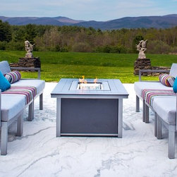 Ashbee Outdoor Modular Sectional w/Cushions - Outdoor Lounge Furniture