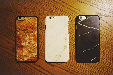 MIKOL 100% real Rosso Verona marble case for iPhone 6/6+/6s/6s+