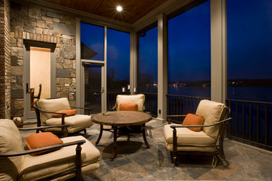 Sunroom - mid-sized sunroom idea in Other