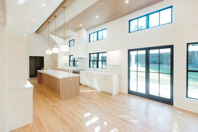 Home design - contemporary home design idea in Raleigh