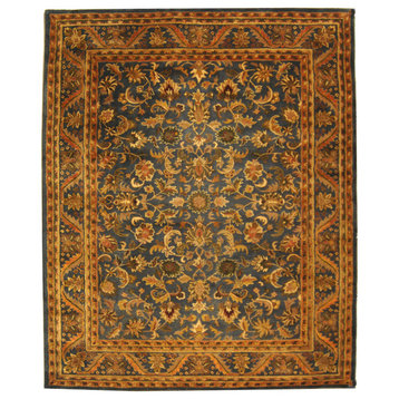 Safavieh Antiquity Collection AT52 Rug, Blue/Gold, 12'x15'