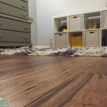 Mocha Eucalytpus flooring in Riverside, IL