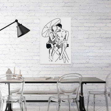 "New Love" Painting Print on Wrapped Canvas