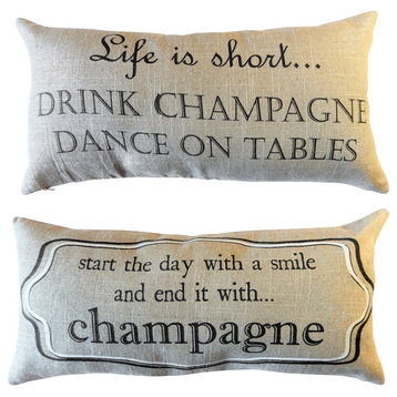Champagne Party Wine Celebrate Gifts Doublesided Pillow