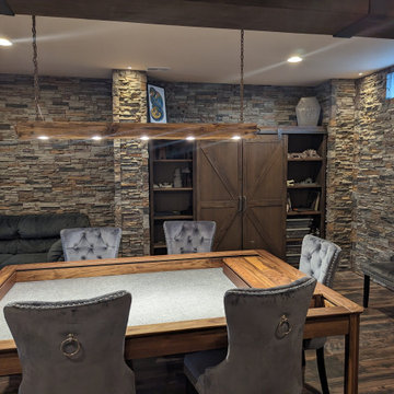 Home Bars featuring Faux Stone