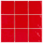 Merola Tile - Twist Square Red Cherry Ceramic Wall Tile - An enriched version of standard subway tile, our Twist Square Red Cherry Ceramic Mosaic Wall Tile has the allure of classic style, but with a refreshingly modern twist. With slight undulation and a smooth glossy finish, this tile offers an appearance that is retro, futuristic and timeless all in one. It is subtle enough to seamlessly fit alongside various designs, while still interesting enough to stand out. This tile is tastefully smaller for a distinctive, unexpected element that will fit just about any style and space. These ceramic square pieces are arranged on an interlocking mesh backing in order to provide convenient installation. If desired, pieces may be removed and installed individually. It is great as a cohesive look or paired with other products in the Twist Collection. Intended for interior wall use, this tile is an excellent selection for backsplashes, fireplace facades and accent walls. Tile is the better choice for your space. This tile is made from natural ingredients, making it a healthy choice as it is free from allergens, VOCs, formaldehyde and PVC.