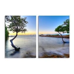 Ready2HangArt - Ready2hangart Bruce Bain 'Boardwalk' Canvas Wall Art - Prints And Posters