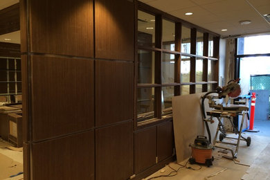 Office Lobby Wall Paneling