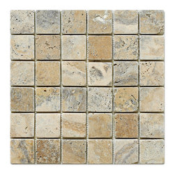 2x2 Philadelphia Scabos Mosaic Tumbled - Home Accessories & Decor