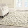 Safavieh Casablanca Shag CSB845A 4'x6' White/Gray Rug