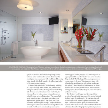 PRESS - J Design Group Projects in Aventura Magazine.