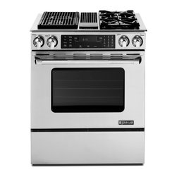 Jenn-Air 30" Slide-in Modular Dual Fuel Downdraft Range, Stainless | JDS9865BDP - Gas Ranges And Electric Ranges