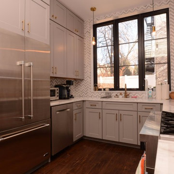 Gray Semi Custom Kitchen Cabinets
