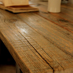 Reclaimed Wood Bar Pub Table - Indoor Pub And Bistro Tables