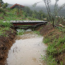 Ponds, swales, water storage