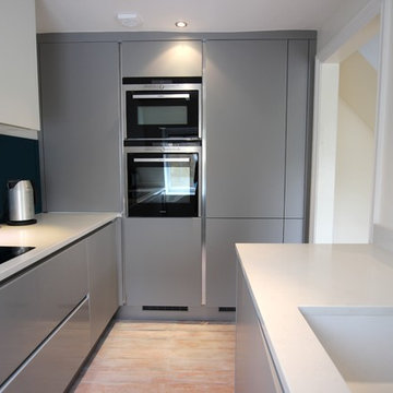 Pearl Grey and White Matt Kitchen