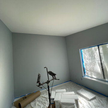Condo Facelift, paint, smooth ceiling, can lights
