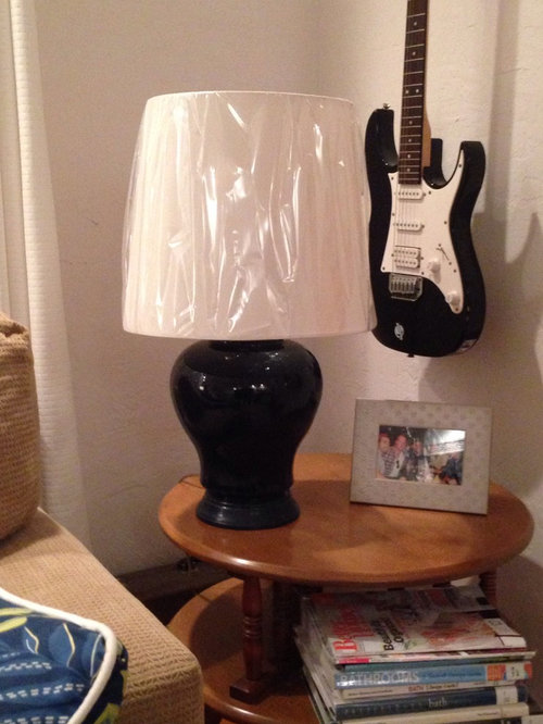 Is this lamp shade too big?