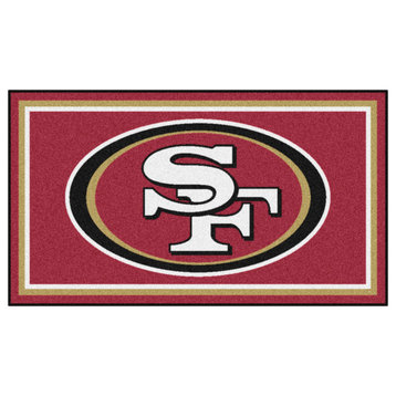 NFL San Francisco 49ers Rug 3'x5'