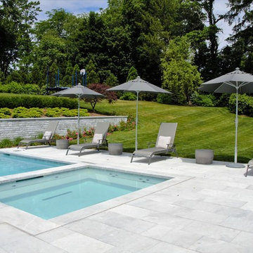 Modern & Bright Swimming Pool + Spa NY Design