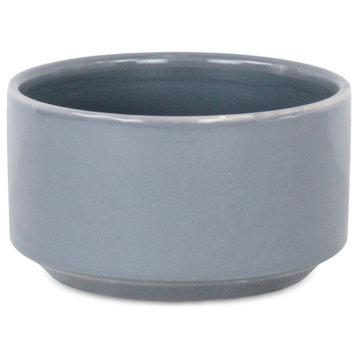 Gray Ceramic Pot - Small and Stylish