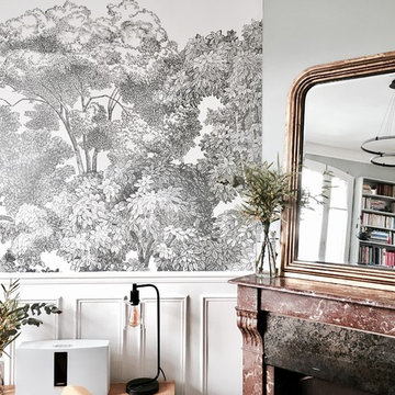 Rénovation d'un salon dans une maison de ville à Colombes