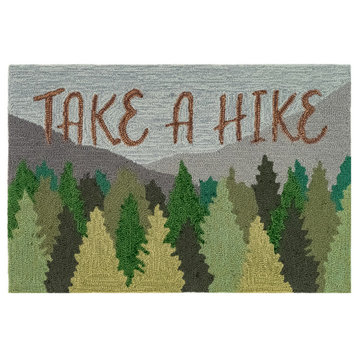 Frontporch Take A Hike Indoor/Outdoor Rug, Forest, 2'6x4'