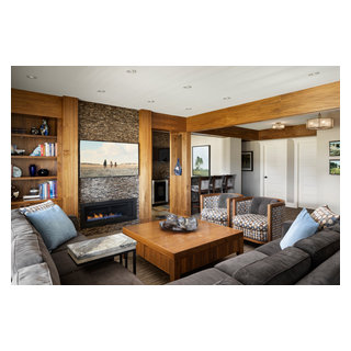 Elbow Valley Estate - Transitional - Living Room - Calgary - by Brenda ...