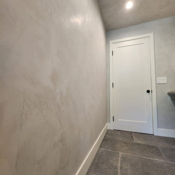 Veneciano Plaster powder room