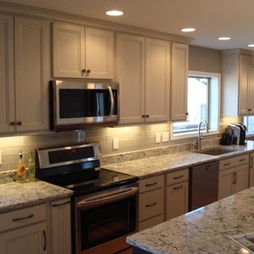 Mekemson Kitchen Before and After by Angela Raines