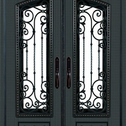 Neo-Classical Double Entry Doors - Front Doors