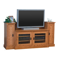 Mission with Towers - Entertainment Centers And Tv Stands