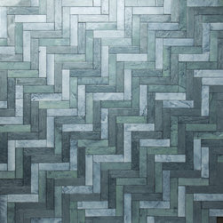 Tempered Glazed Sea Foam, Fog and Storm - Wall And Floor Tile