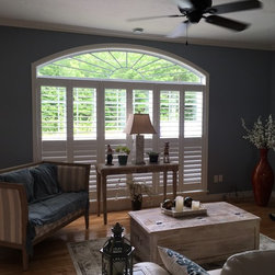 Shutters - Arched panels - Interior Shutters