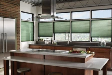 Inspiration for an industrial kitchen remodel in Other