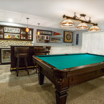 Family Game Day Basement in Lansdale, PA