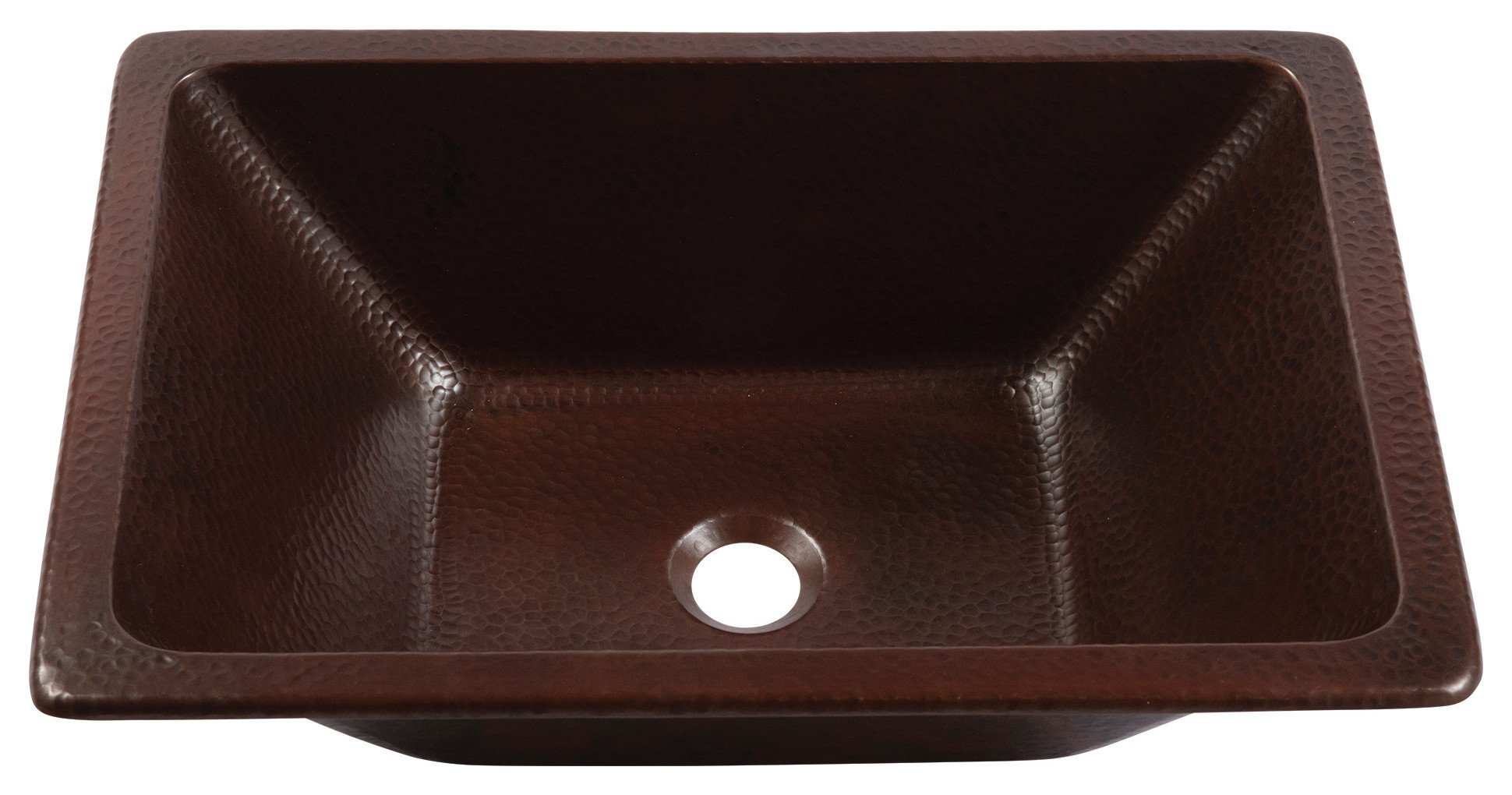 Hawking Copper 20" Rectangular Dual Flex Bath Sink with Ashfield Faucet Kit