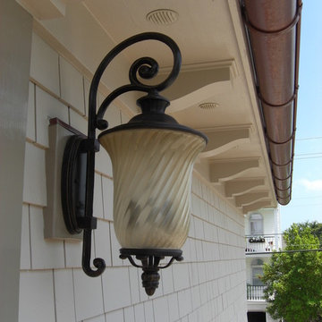 Copper gutters, soffit brackets peaceful and quiet
