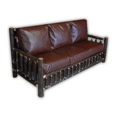 50 Most Por Rustic Sofas Couches For 2018 Houzz Vienna Industries Llc Hickory Log Living Room Couch Sofas