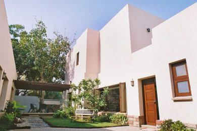 Inspiration for a large modern home design remodel in Other