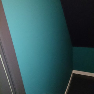 Peinture cage d'escalier