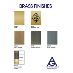 Architectural Grille - BRASS FINISHES - Products