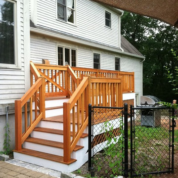 Douglas fir deck