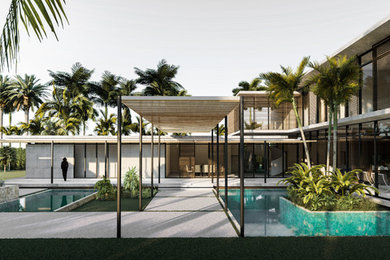 Moderne Wohnidee in Miami