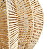 Raw Rattan Starfruit Lantern Medium