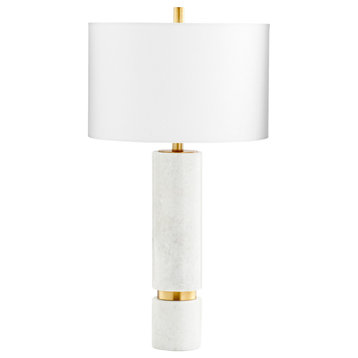 Cyan Archer Table Lamp 10357, Brass
