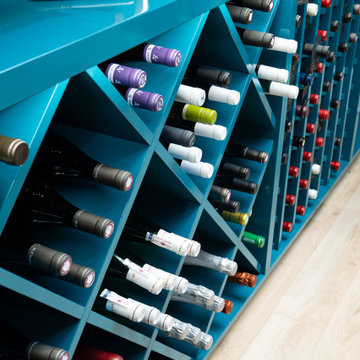 Custom Glass Enclosed Wine Cellar in Wilmette, IL